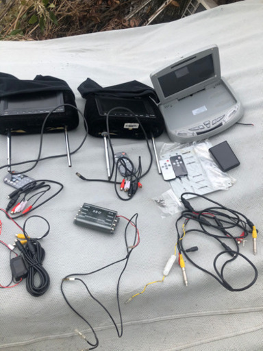 ヘッドレストモニター、フリップダウンモニターセット