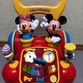 ディズニー　押し車　TOONTOWN ミッキーミニー　歩行器　おもちゃ