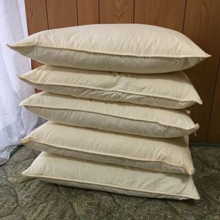 残り1セット》未使用 羽根枕 冬用  訳あり スモールフェザー　...