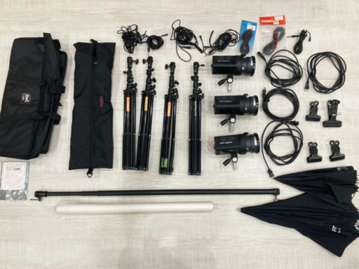 スタジオ機材一式　コメット ストロボ モノブロック CT-200jr スタンド