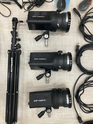 スタジオ機材一式　コメット ストロボ モノブロック CT-200jr スタンド