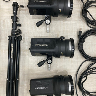 スタジオ機材一式 コメット ストロボ モノブロック CT-200jr スタンド