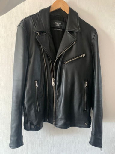 REPLAYの革ジャンで極美品です！値下げしますm(._.)m