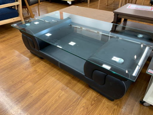 ガラスセンターテーブル【トレファク所沢店】