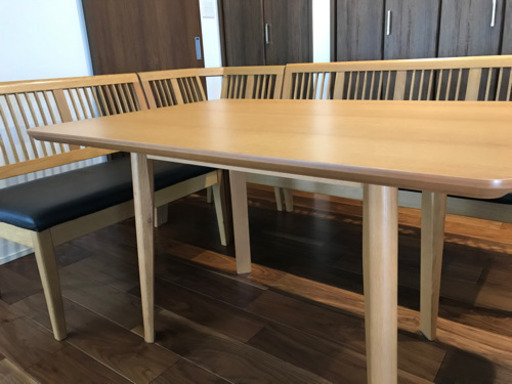 最終値下げ！　美品　ダイニングテーブル　チェアーセット