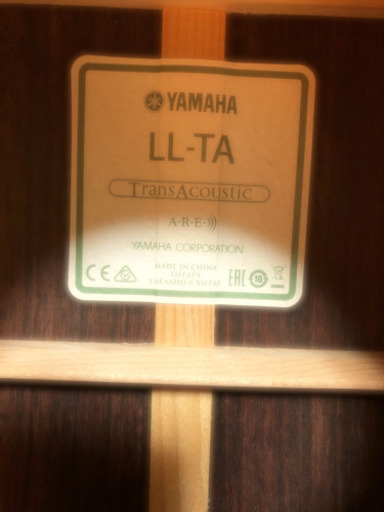 【新品】YAMAHA LL TAトランスアコースティックギター