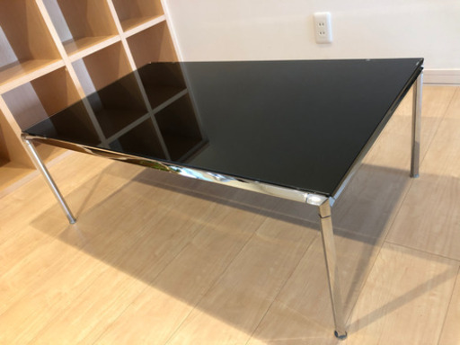 【未使用】ガラステーブル ホクレンホームセンター