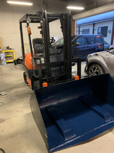 トヨタフォークリフト　除雪　転売業者さんお断り！