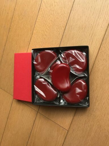 漆塗り　ランチョンマット　５枚セット　