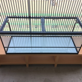 リクガメ、ハコガメ、フトアゴ飼育に最適！【中古120cm爬虫類ケ...