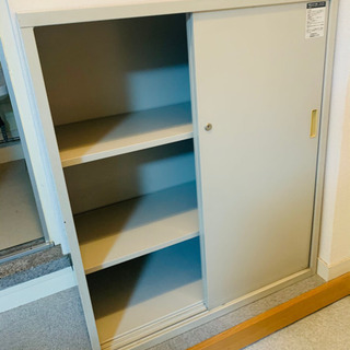 中古　キャビネット　ハイカウンター　日本製