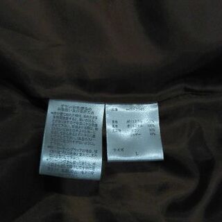 ★完売★SALE★　ブラウン・ダウンコート（m.f.editorial）　☆USED☆の画像