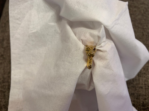 パンサー　　豹　ピアス　　K18コーティング　特注品