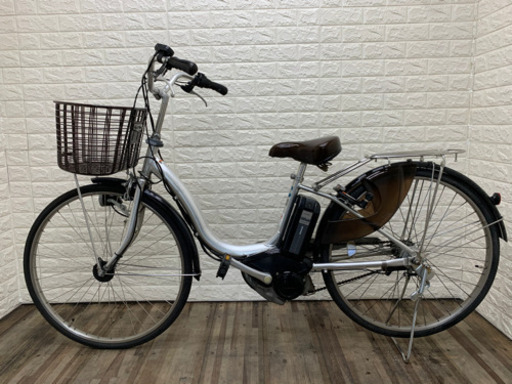 YAMAHA PAS natura シルバー　8AH 新基準　電動アシスト自転車