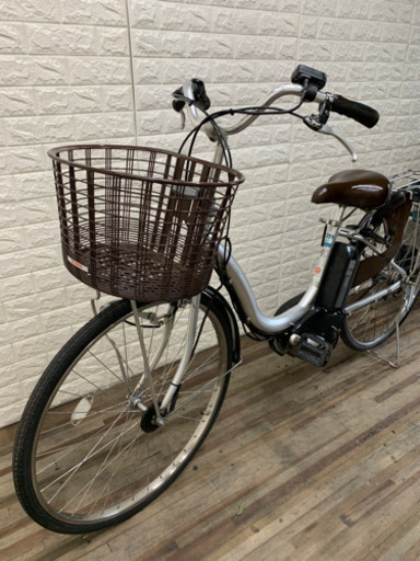 YAMAHA PAS natura シルバー　8AH 新基準　電動アシスト自転車