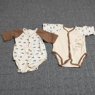 6０厚手キルト生地ロンパースシャツ