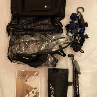 Airbuggy coco エアバギーココ  ベージュ　付属品多数の画像