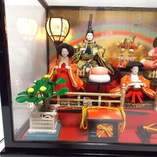 〇 超美品！ 寿慶 五人ケース飾り ひな人形 〇