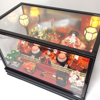 〇 超美品！ 寿慶 五人ケース飾り ひな人形 〇