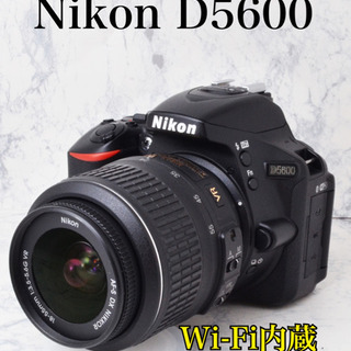 最新機●ビギナー向け●Wi-Fi内蔵●2416万画素●ニコン D5600 1ヶ月動作補償あり！