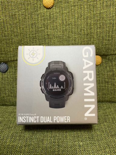 ガーミン　インスティンクトデュアル　黒