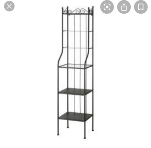 ★緊急★ イケア　IKEA 棚　シェルフ　ガラス