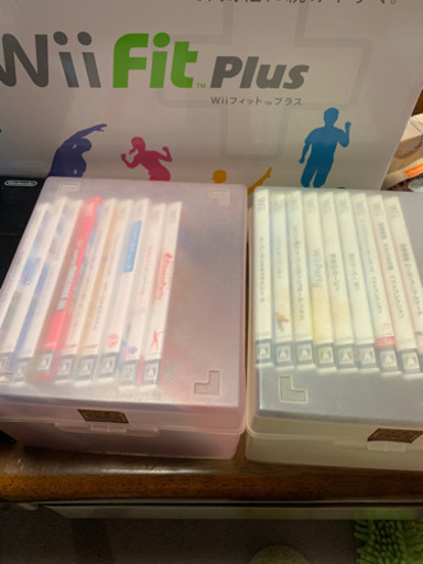 【取り引き中】Wii本体、Wii fit Plus、ソフト15本、コントローラー