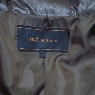 ★完売★SALE★　ブラウン・ダウンコート（m.f.editorial）　☆USED☆の画像