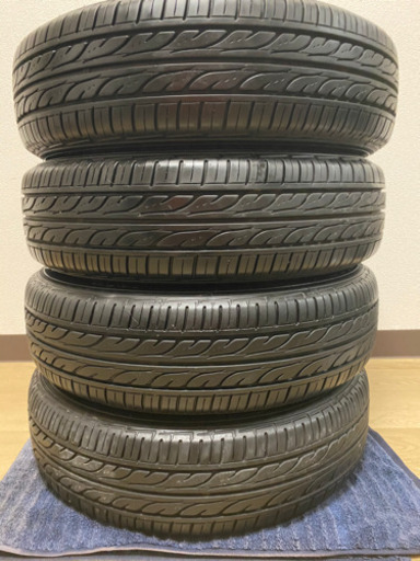 CLAW X-1〈14×4.5J 4×100 45〉2018製バリ溝DUNLOPサマータイヤ4本セット