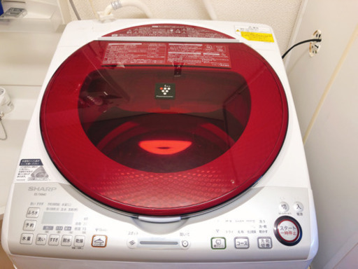 【値下最終価格】SHARP ES-TX840 電気洗濯乾燥機 8.0kg