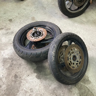 xjr400 4hm 純正ホイール　タイヤ