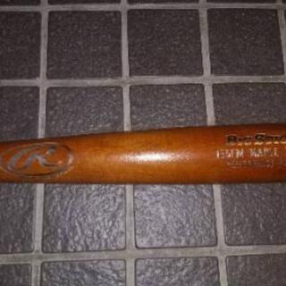 【USED】【値下げ】硬式　野球　木製バット　ローリングスの画像