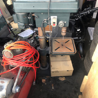 大型ドリル 穴あけ 作動確認済み