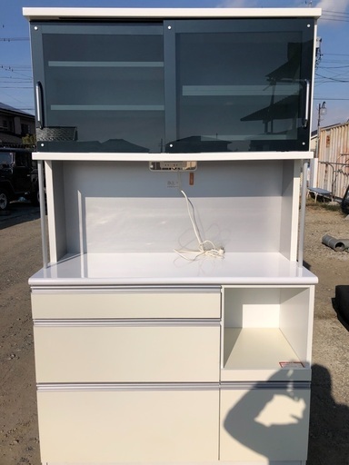 大川家具　食器棚　美品