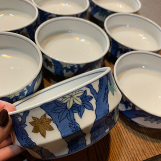 紅葉柄　器　9個セット