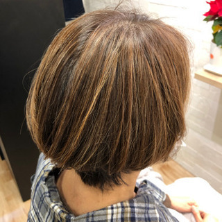 ヘアカラー、ハイライトモデル募集