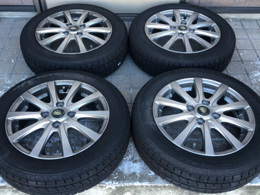 売切れ！2019年製 バリ山！155/65R14  グリンランダー(GRENLANDER) Winter GL868 スタッドレスタイヤ ホイール付き4本セット