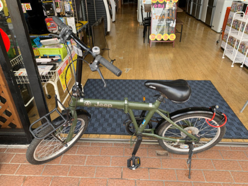 Jeep 20インチ折り畳み自転車 JE-206G OLIVE オリーブ 2017年モデル