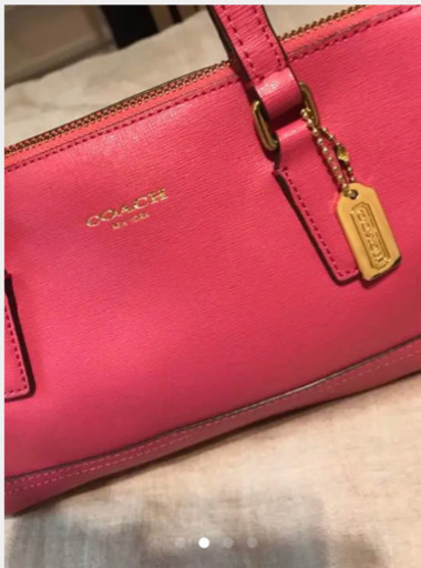 コーチ COACH ショルダーバッグ ミニボストン サフィアーノ サッチェル