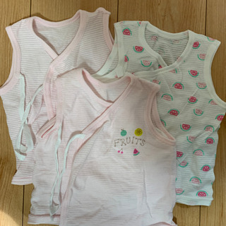 女の子肌着 50-60 ほぼ使ってませんの画像