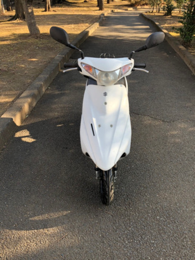 スズキ V50 FI インジェクション 人気の白 バッテリー新品 オイル交換済み