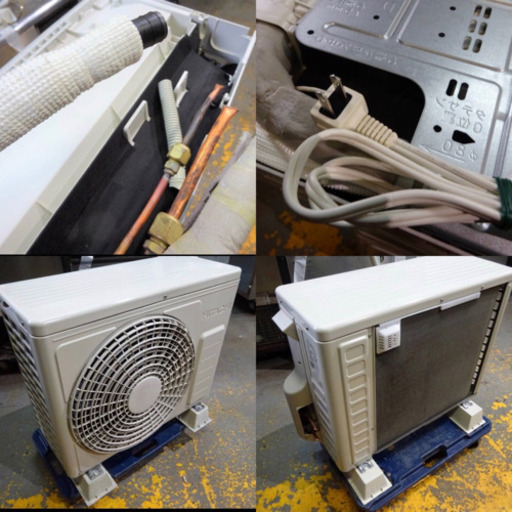 (149-0)家電/ヒタチ/ルームエアコン/RAS-E2200DJ（W）/2.2ｋW/8畳
