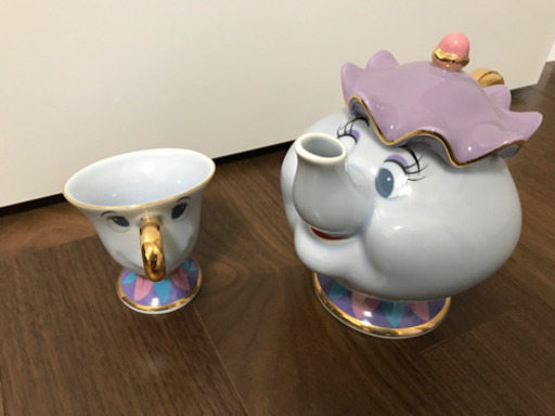 正規品 ポット夫人とチップ　インテリア　雑貨