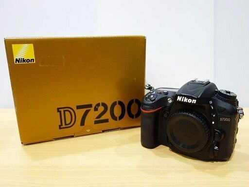 【苫小牧バナナ】ジャンク品 Nikon/ニコン D7200 デジタル 一眼レフカメラ ボディ　バッテリー/充電器付き シャッター動作OK/画像暗い♪