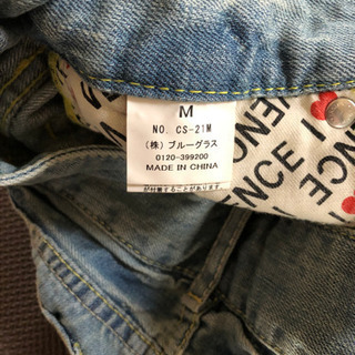 デニム　ショートパンツ　の画像