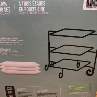 新品　皿　ラック　アフタヌーンティー　ホーム　パーティー　誕生日　クリスマスの画像