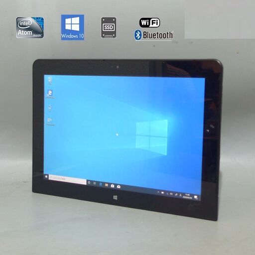赤字覚悟 中古動作良品 高速SSD 10.1型 Lenovo ThinkPad 10 タブレット Atom 4コア 4GB 無線 Wi-Fi Bluetooth Windows10 LibreOffice