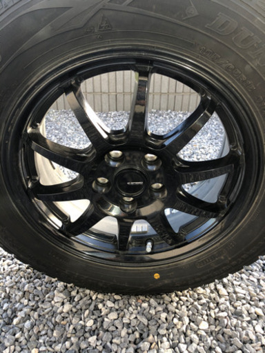 ダンロップ 195/65R 15 スタッドレスタイヤ4本 ホイルセット