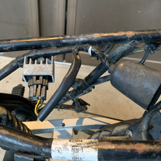 エイプ50 フレーム　ディスクブレーキ　登録書類ありの画像