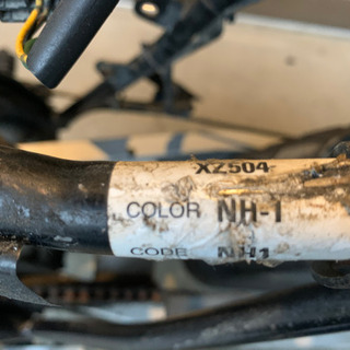 エイプ50 フレーム　ディスクブレーキ　登録書類ありの画像